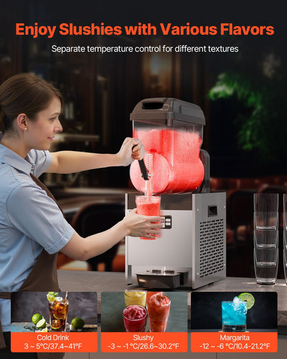 12L kommerzielle Slushy-Maschine Margarita Smoothie Frozen Drink Maker