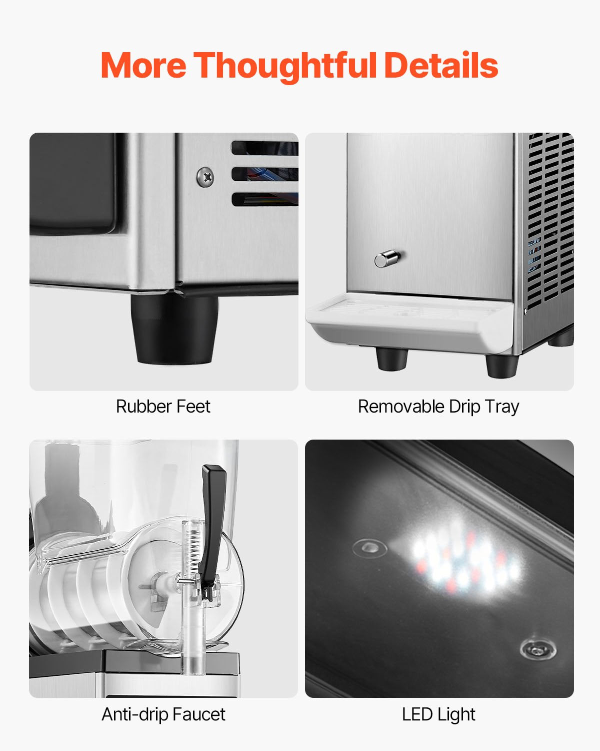 12L kommersiell Slushy Machine Margarita Smoothie Frozen Drink Maker