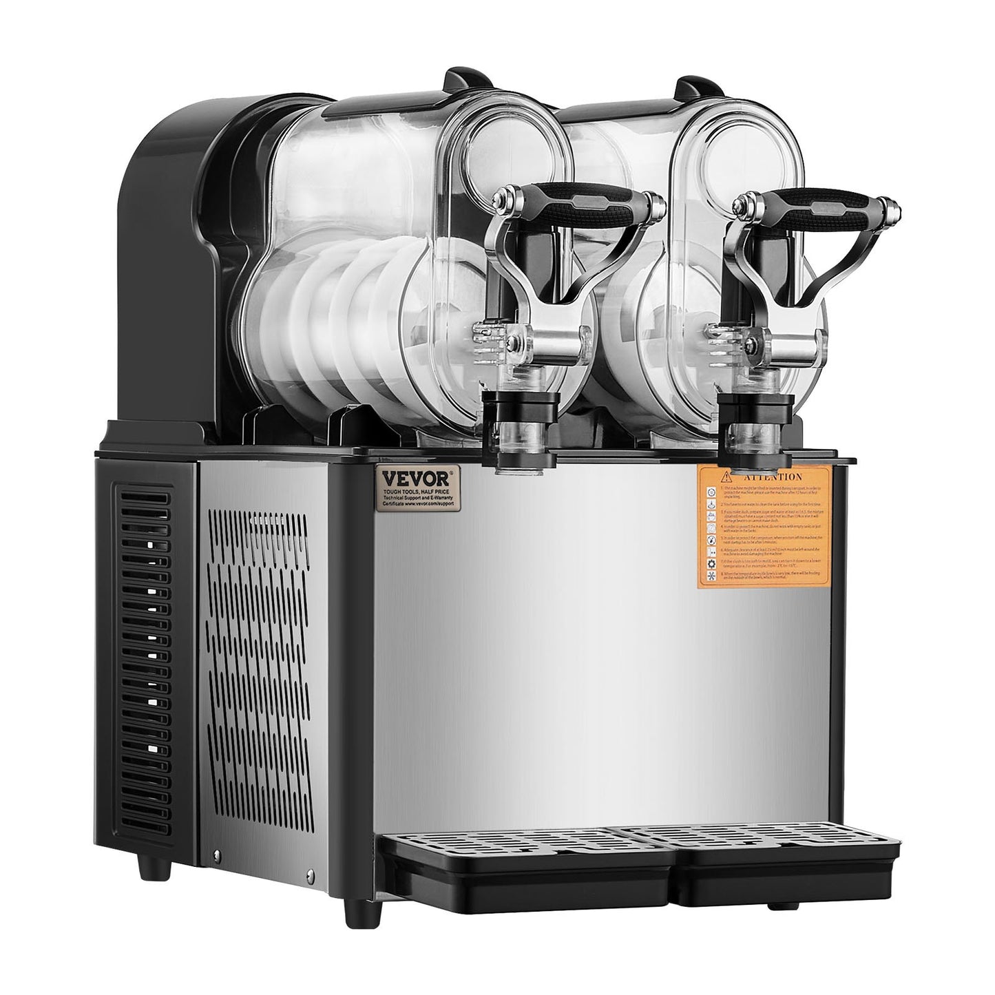 3Lx2 Tank Kommerziellen Slushy Maschine Margarita Smoothie Gefrorene Getränk Maker