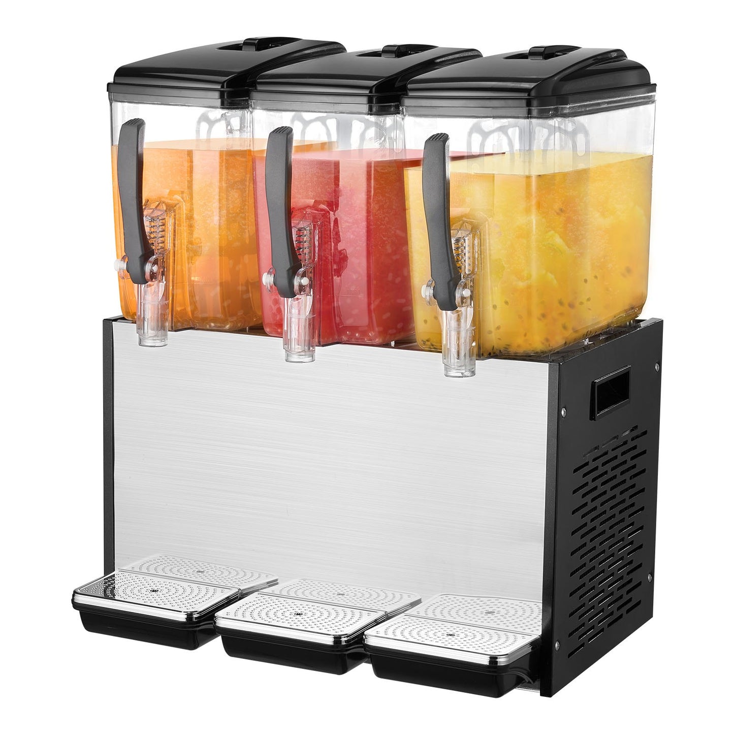 Commercial Beverage Dispenser 12L x 3 tanks Cold Juice Ice Drink Dispenser