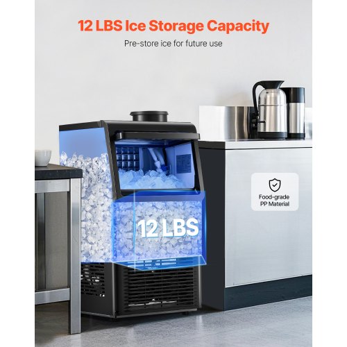 kommerzielle Eismaschine Freistehende Schrankmaschine 70lbs/24H 36 Eiswürfel | EU