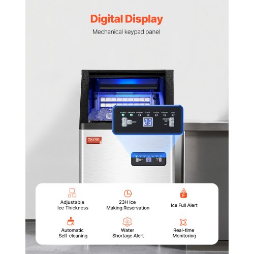 commercial ice machine Freestanding cabinet machine 100lbs/24H 36 ice cubes | EU