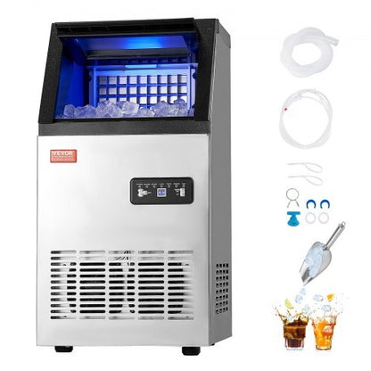 commercial ice machine Freestanding cabinet machine 100lbs/24H 36 ice cubes | EU