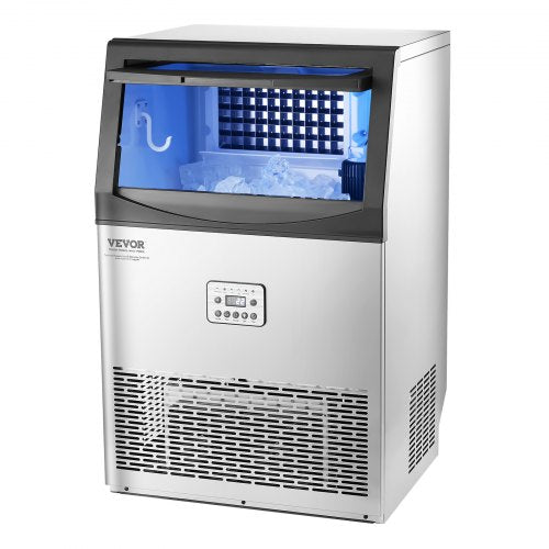 commercial ice machine Freestanding cabinet machine 90lbs/24H 50 ice cubes | EU