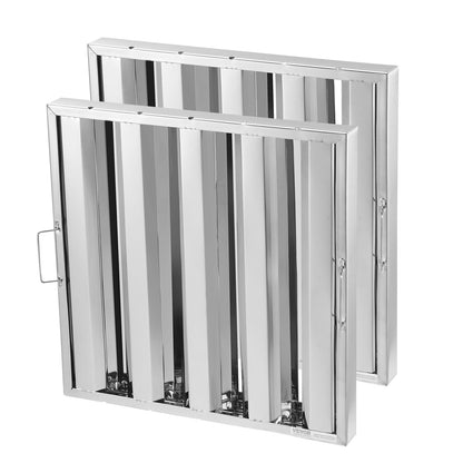 19.5Wx19.5H Inch Commercial Hood Filter Interval Hood Baffle Stainless Steel