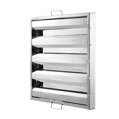19.5Wx19.5H Inch Commercial Hood Filter Interval Hood Baffle Stainless Steel