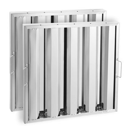 19.5Wx19.5H Inch Commercial Hood Filter Interval Hood Baffle Stainless Steel
