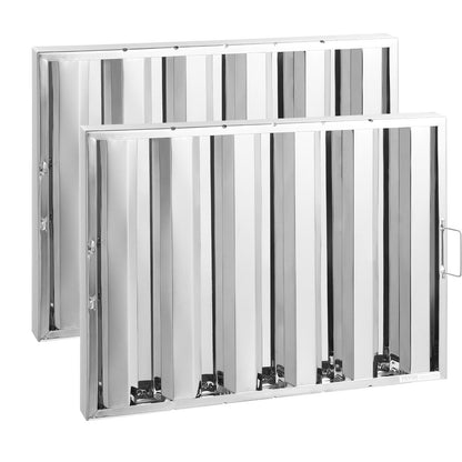 24,5 W x 19,5 H Zoll kommerziellen Haube Filter Intervall Haube Schallwand Edelstahl