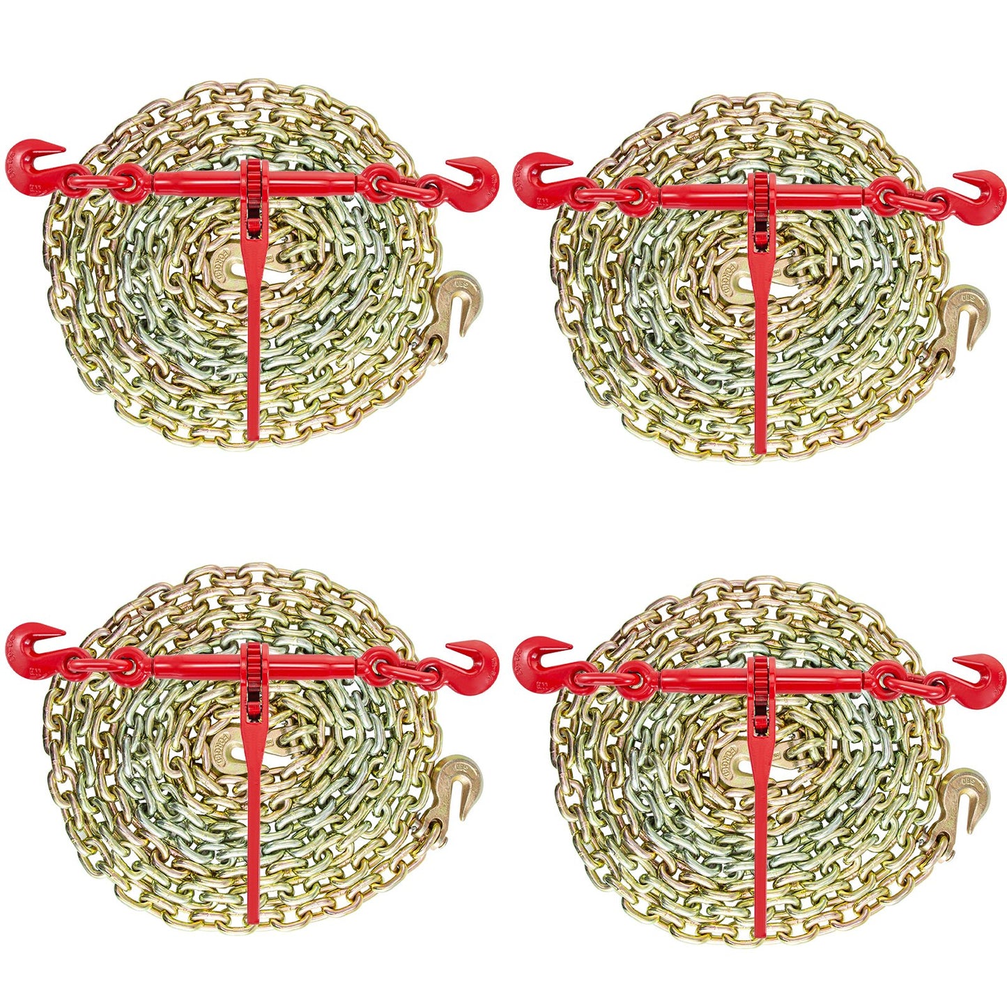 Ketten- und Binder-Kit, Verriegelung, Zurrgurt, 3/8 Zoll - 1/2 Zoll, 10 Fuß Kettenzug