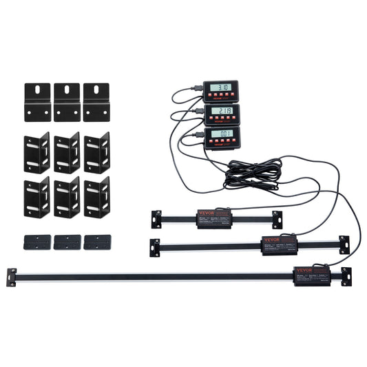 Digital Readout 6'' &amp; 12'' &amp; 24'' Linear Scale 3 Axis DRO Display Kit