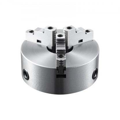 3-jaw lathe chuck, 10'', self-centering lathe chuck, 0.24-9.84 inch/6-250 mm clamping range with T-key fastening screws hex key, for lathe 3D printer machining Center milling drilling machine | EU