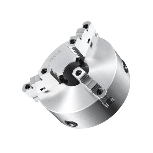 3-jaw lathe chuck, 10'', self-centering lathe chuck, 0.24-9.84 inch/6-250 mm clamping range with T-key fastening screws hex key, for lathe 3D printer machining Center milling drilling machine | EU