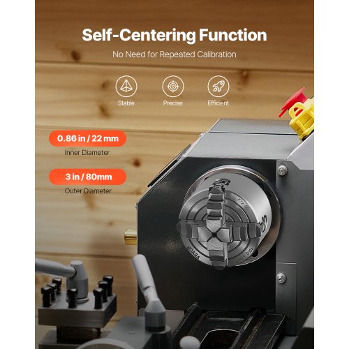 3-Zoll-4-Backen-Drehfutter mit Selbstzentrierung für Dreh-, Bohr- und Fräsmaschinen | EU