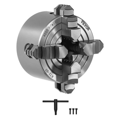 3-Zoll-4-Backen-Drehfutter mit Selbstzentrierung für Dreh-, Bohr- und Fräsmaschinen | EU