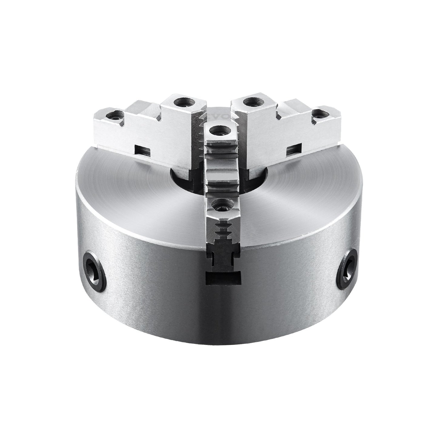 3-Jaw Lathe Chuck, 8'', Self-Centering Lathe Chuck, 0.16-8 in/4-200 mm Clamping Range with T-key Fixing Screws Hexagon Wrench, for Lathe 3D Printer Machining Center Milling Drilling Machine