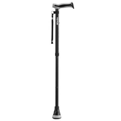 Walking Cane for Man Kvinna Folding Walking Stick 8-nivå justerbar höjd