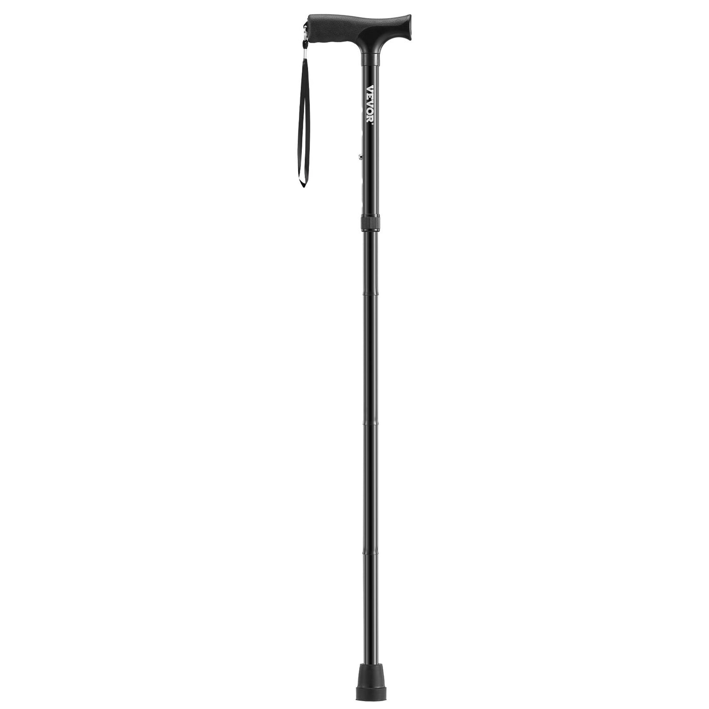 Walking Cane for Man Woman Folding Walking Stick 5-Level Adjustable Height