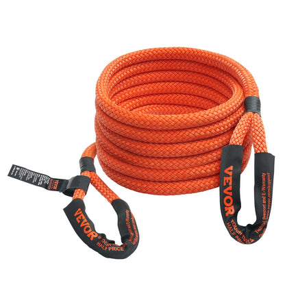7/8" x 20" Kinetic Recovery Abschleppseil 30.580 lbs, Heavy Duty Offroad-Bergegurt, Extrem belastbarer 30% Elastizitäts-Energie-Schnappgurt für Jeep Auto LKW ATV UTV SUV Traktor