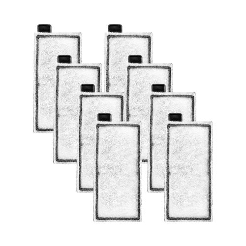 Aquarium Filter Cotton, 8 PCS Fish Tank Replacement Filter Cartridges for 5 Gal Glass Aquarium , Fishbowl Accessories with Multi-Layer Filtration Easy Installation, for CL20 Models