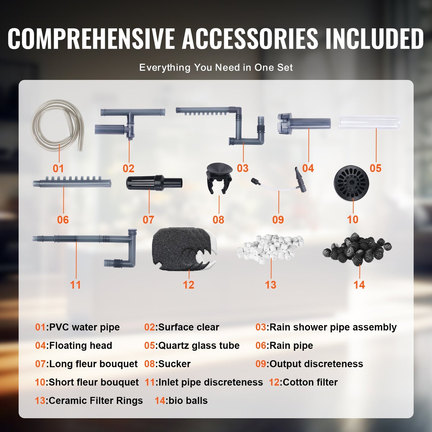 100 Gallon Aquarium Canister Filter 12w UV Lamp Fish Tank Quiet