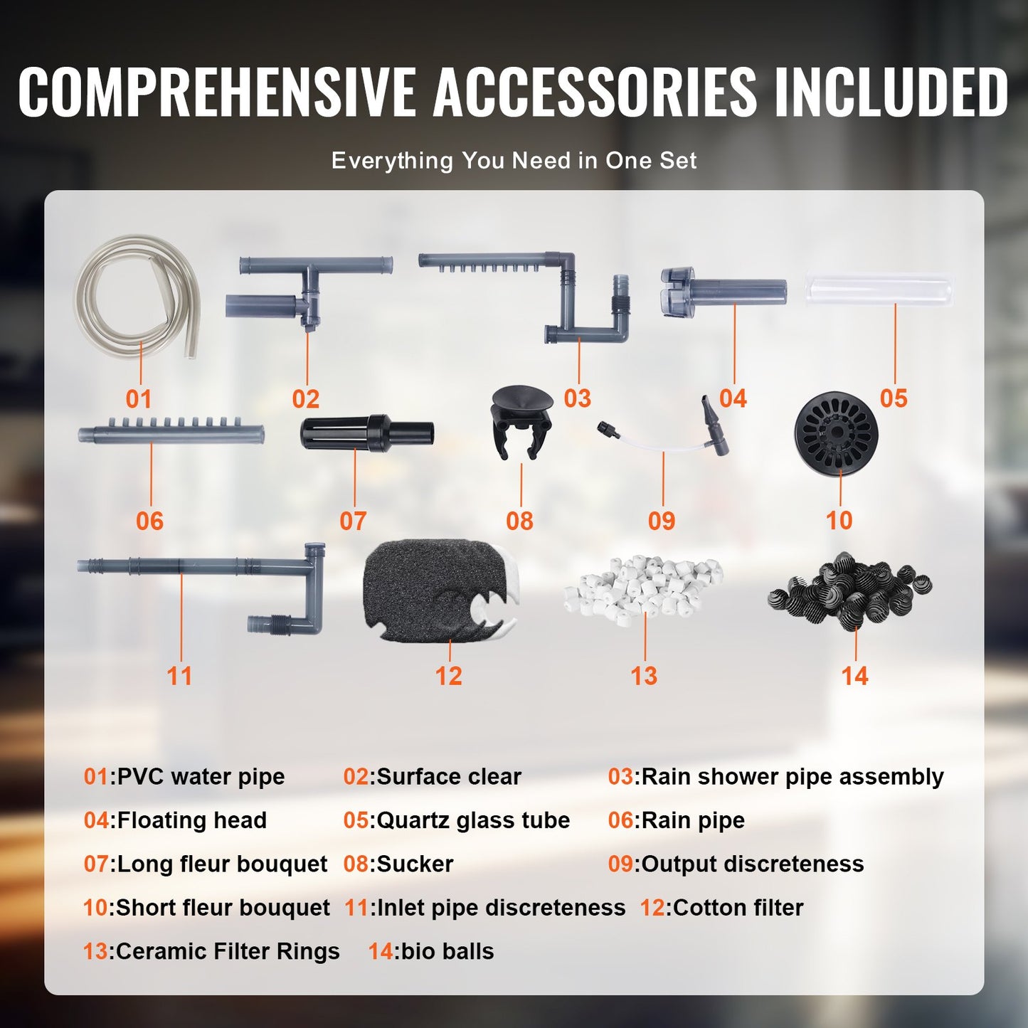 120 Gallon Aquarium Canister Filter 15w UV Lamp Fish Tank Quiet