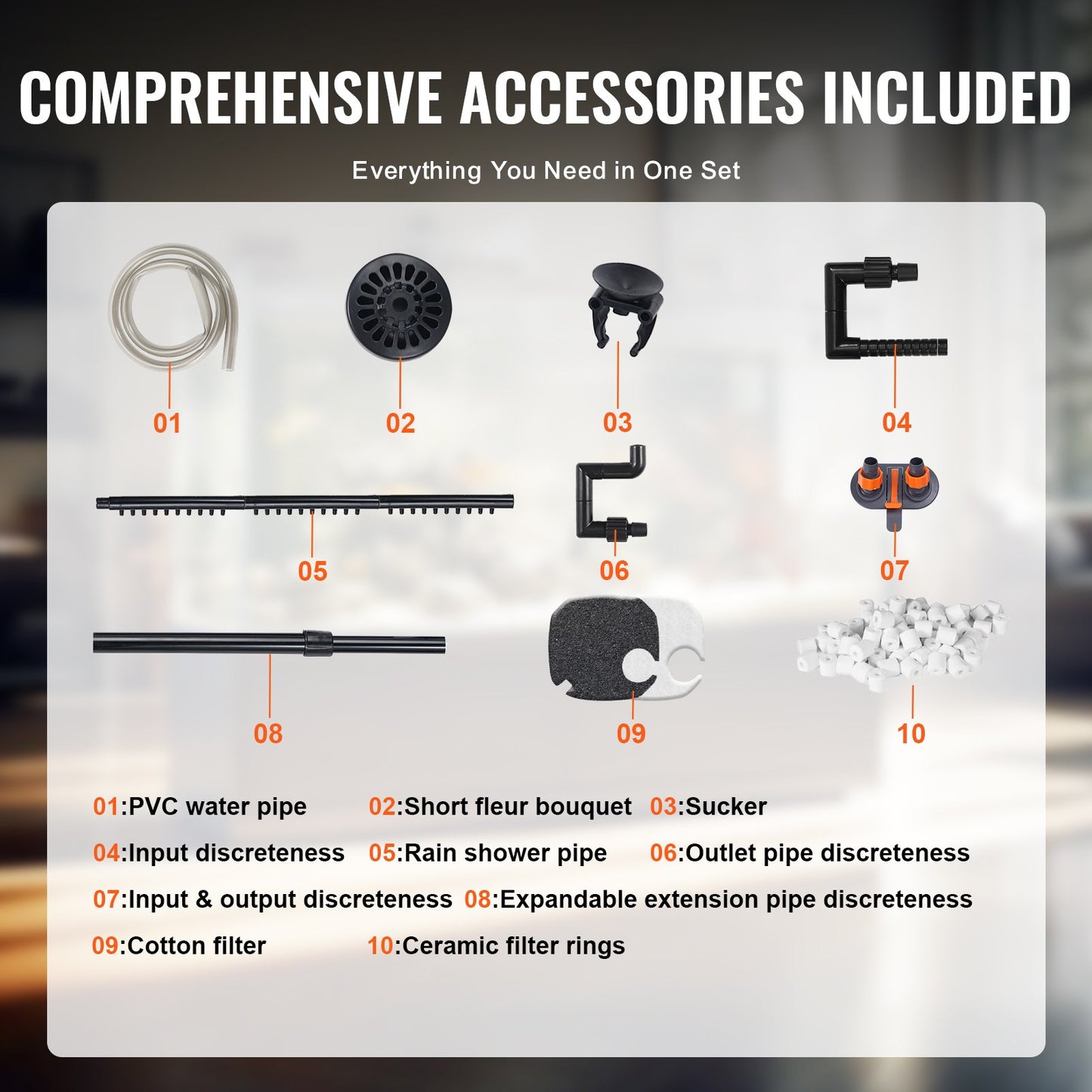 30 Gallon Aquarium Canister Filter 8w UV Lamp Fish Tank Quiet