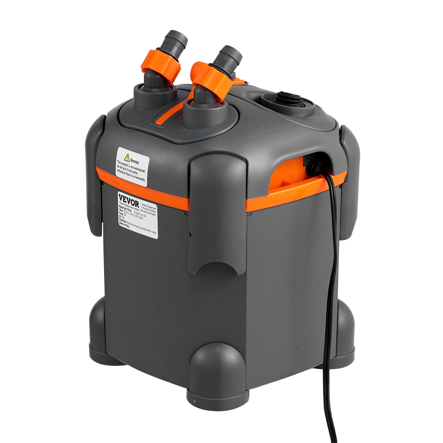 30 Gallon Aquarium Canister Filter 8w UV Lamp Fish Tank Quiet