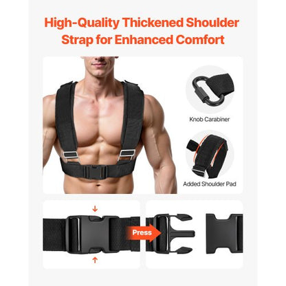 Gewicht Power Pull Push Schlitten Training Fitness Krafttraining Orange | EU