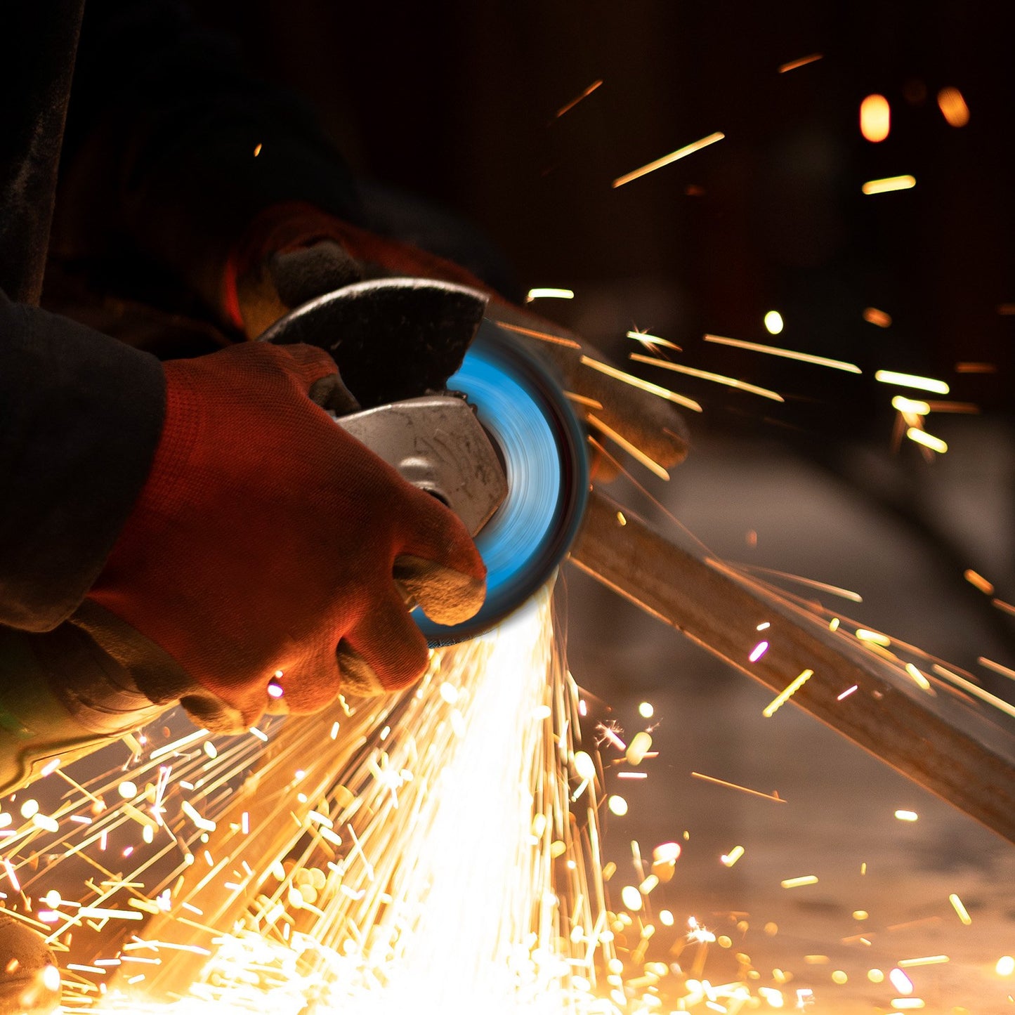 Flap Discs 40 Grit, 4-1/2" x 7/8" Flap Discs for Angle Grinder, Type 29 Zirconia Flap Sanding Disc, Bevel Type Abrasive Grinding Wheels for Deburring, Rust Removal, Sanding, Finishing (10 Pack)