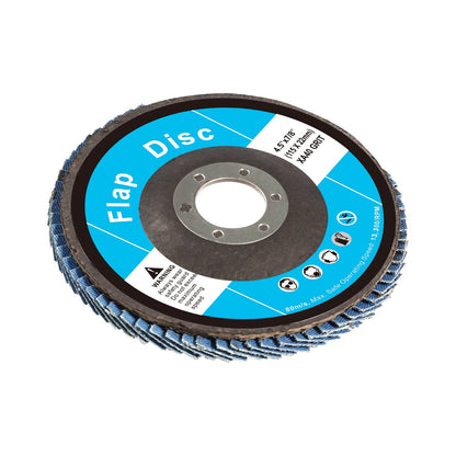 Flap Discs 40 Grit, 4-1/2" x 7/8" Flap Discs for Angle Grinder, Type 29 Zirconia Flap Sanding Disc, Bevel Type Abrasive Grinding Wheels for Deburring, Rust Removal, Sanding, Finishing (10 Pack)