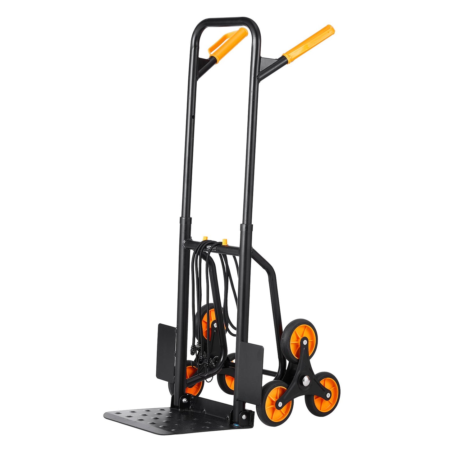 Trappklättringsvagn Heavy Duty Folding Hand Truck Dolly 440 lbs 6 hjul