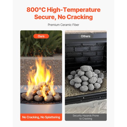 5-7,6 cm 30 st. keramiska eldstenar lavastenar återanvändbara