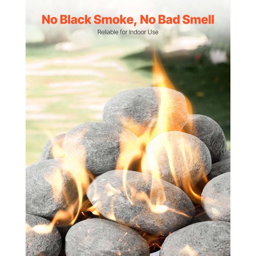 5-7,6 cm 30 st. keramiska eldstenar lavastenar återanvändbara