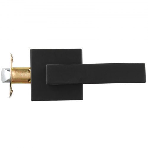 Passagedörrhandtag 1-pack mattsvart dörrhandtag för invändig vändbar spak