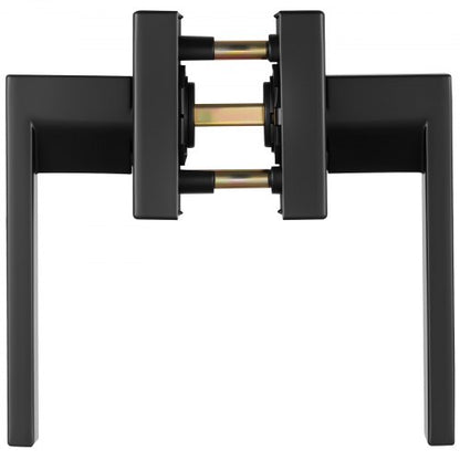 Passagedörrhandtag 1-pack mattsvart dörrhandtag för invändig vändbar spak