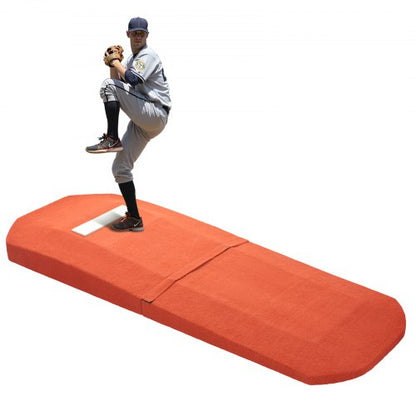 Pitching Mound, Portable Baseball Game Mound, 127 in Indoor Outdoor Pitching Practice and Training Equipment, Softball Pitching Aids with Antifade Turf and Pitching Rubber