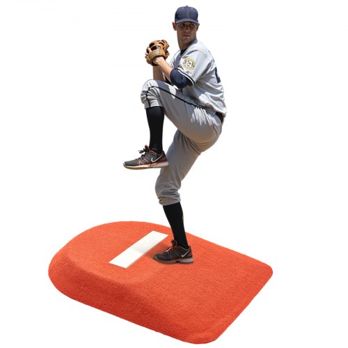 Pitching Mound, Portable Baseball Game Mound, 42 in Indoor Outdoor Pitching Practice and Training Equipment, One-Piece Softball Pitching Aids with Antifade Turf and Pitching Rubber