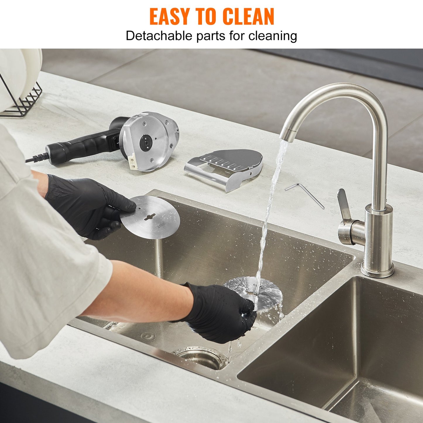 Elektrisk shawarmakniv Turkisk Doner Kebab köttgyroskärare med 2 blad