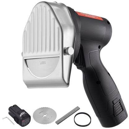 Electric shawarma knife cordless turkish doner kebab meat cutter 2 blades