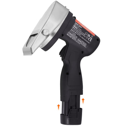 Electric shawarma knife cordless turkish doner kebab meat cutter 2 blades