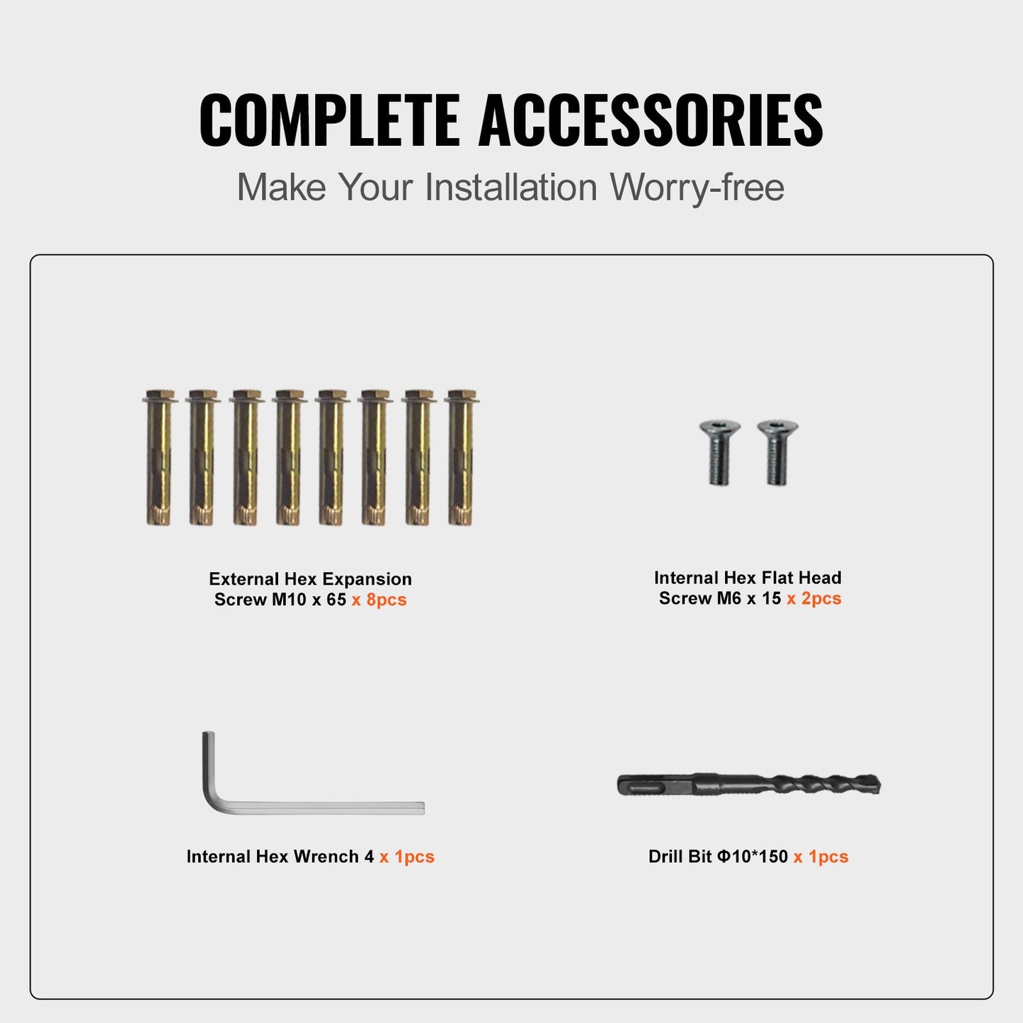 Außengeländer, 75 kg, Frachtgeländer, Außentreppe, Aluminium-Treppengeländer, 91,4 x 89,9 cm, Außentreppengeländer, Übergangsbereich von 0 bis 50°, Treppenhandlauf passend für 2–3 Stufen, mit Schraubensatz