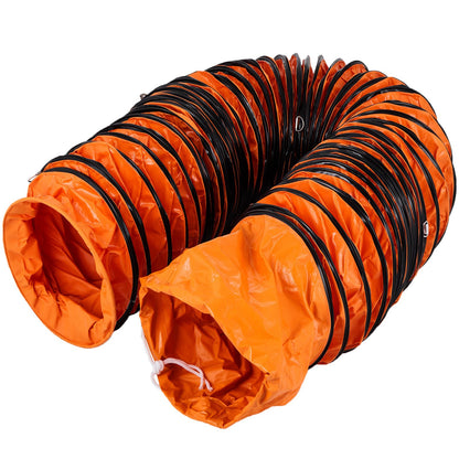 25FT Duct Hose, PVC Flexible 12 Inch Portable for Exhaust Fan