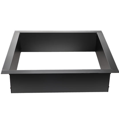 Fire Pit Ring, 36-inch Outer/30-inch Inner Diameter Fire Pit Insert, 1.5mm Thickness Fire Ring, DIY Steel Ring with Pliers in the Ground Fire Pit Liner for Outdoor, Patio, Backyard