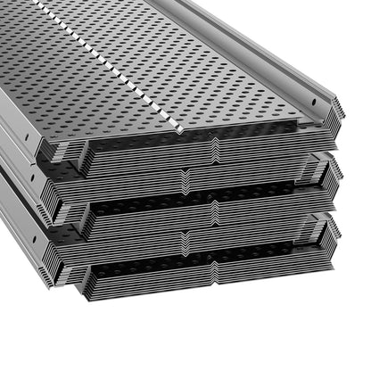 Gutter guard, 152 mm width, aluminum leaf filter Do-it-yourself gutter guard, 52 pcs 528 cm total length, 4 mm hole diameter and 0.5 mm thick Raptor gutter guards Fits all roof or gutter types