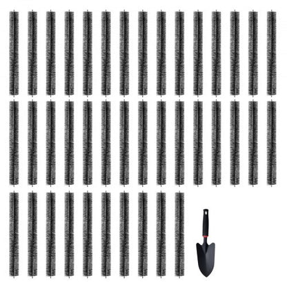 Gutter Brush, 120 Feet Total Length 4.33 inch Diameter Gutter Cleaning Tools, Ground-Level Gutter Brush Leaf Guard for 5 Inch Gutters, Easily Clear roof Leaves and Debris, 40 Pack