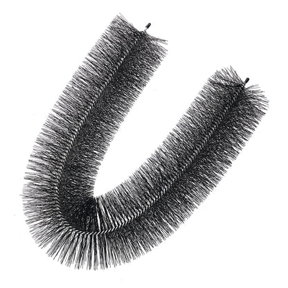 Dachrinnenbürste, 4,5 m Gesamtlänge, 10 cm Durchmesser, Dachrinnenreinigungswerkzeug, bodennahe Dachrinnenbürste, Laubschutz für 12,7 cm Dachrinnen, entfernt mühelos Blätter und Schmutz vom Dach, 5er-Pack