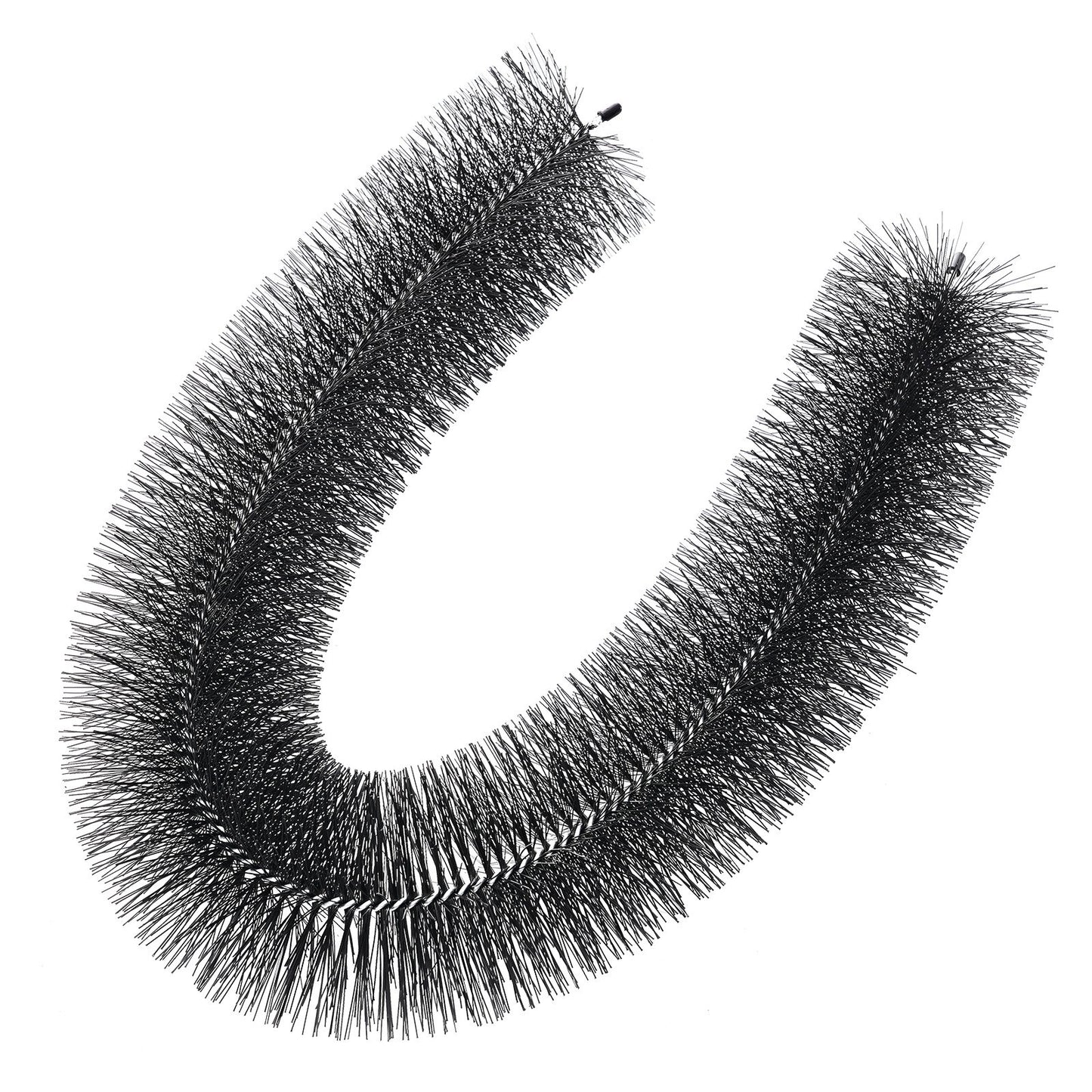 Dachrinnenbürste, 60 Fuß Gesamtlänge, 5,25 Zoll Durchmesser, Dachrinnenreinigungswerkzeug, bodennahe Dachrinnenbürste, Laubschutz für 5-Zoll-Dachrinnen, einfaches Entfernen von Blättern und Schmutz vom Dach, 20 Stück.