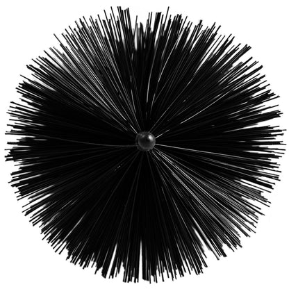 Gutter Guard Brush with 120 FT Length Bristles, 4.33 Inch Dia. Gutter Brush Blade Guard Fits for 5 Inch Gutter, Galvanized Steel Wire Gutter Brush, No Tools, DIY Gutter Blade Guard to Keep Debris Out