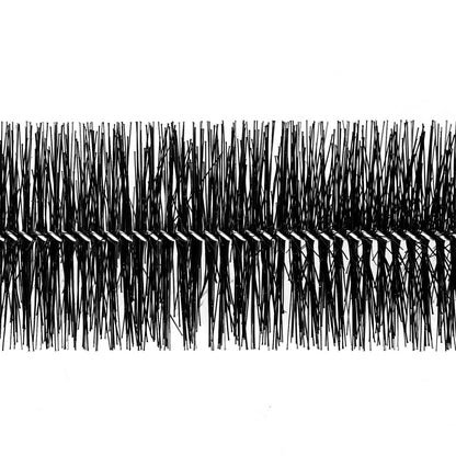 Gutter Guard Brush with 120 FT Length Bristles, 4.33 Inch Dia. Gutter Brush Blade Guard Fits for 5 Inch Gutter, Galvanized Steel Wire Gutter Brush, No Tools, DIY Gutter Blade Guard to Keep Debris Out