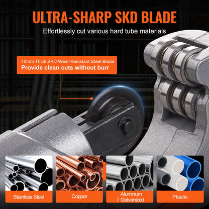 3PCS Rohrschneider-Set Kupferrohrschneider Mini-Rohrschneider Entgratwerkzeug